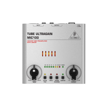 Preamplificador Behringer (Phantom Power), Mic 100